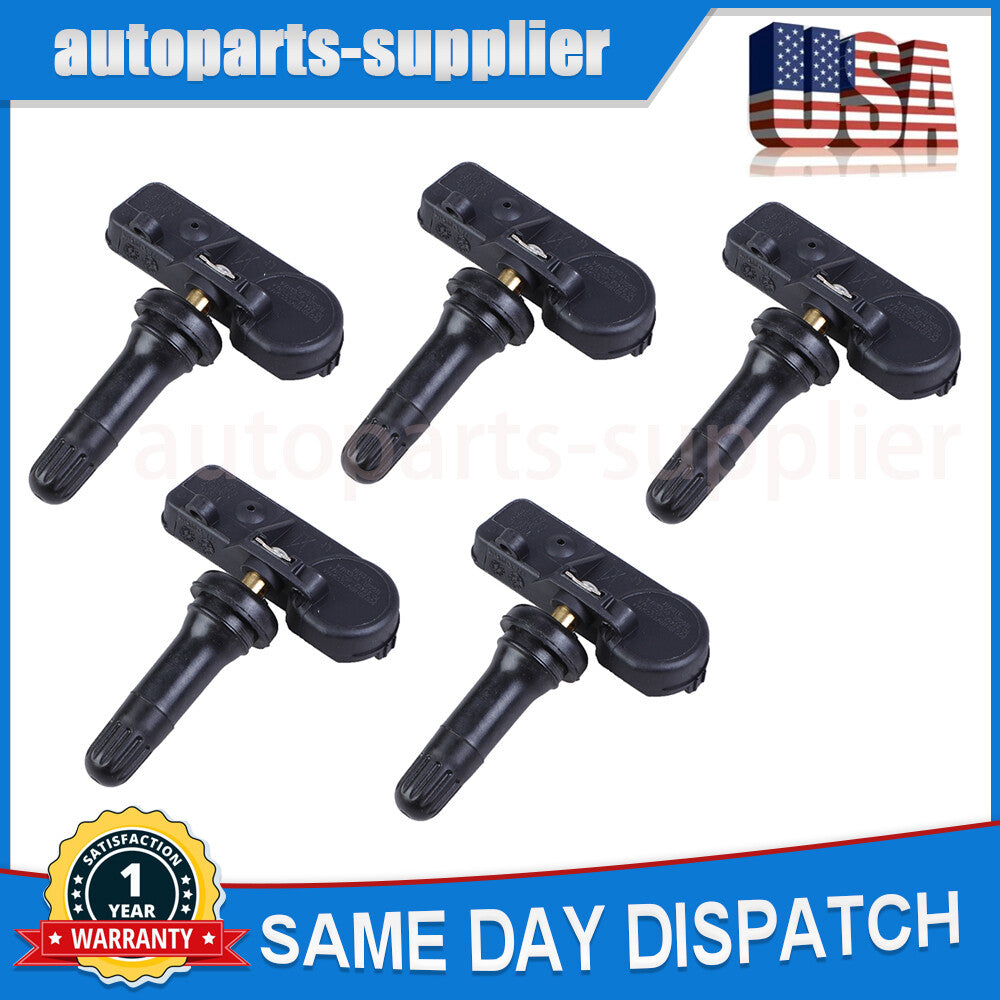 5-pack TPMS tire pressure sensors (56029479AB) suitable for Jeep for Wrangler , Grand Cherokee, and for Dodge .