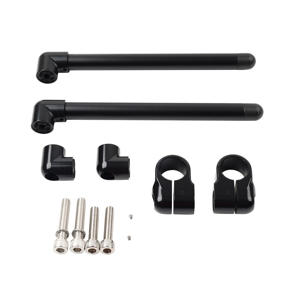Cafe Racer Bars 7/8 Motorcycle Universal Clip-On Handlebar Fork Tube 31MM