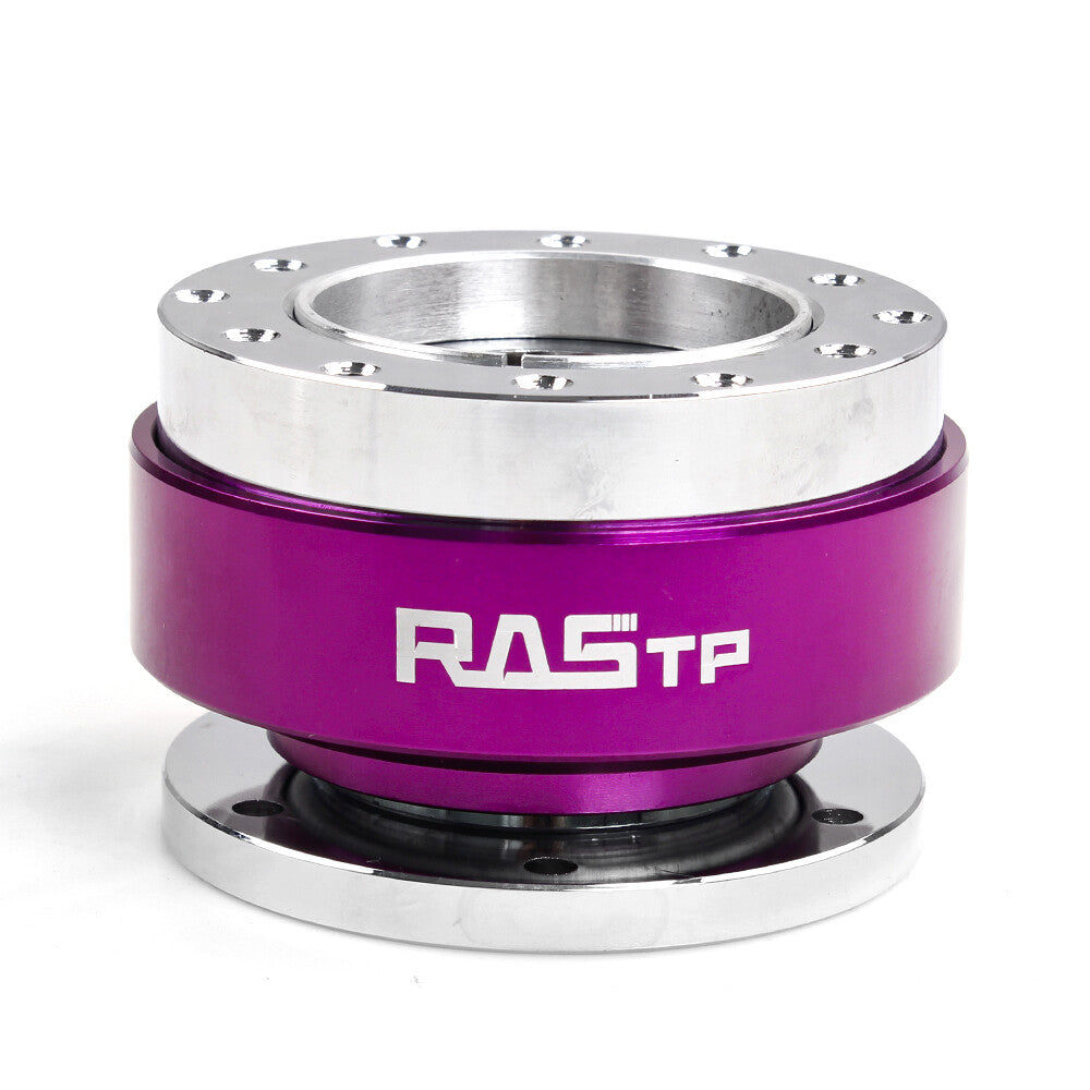 Purple Universal Car Steering Wheel Ball Quick Release Hub Adapter Snap Off Kit