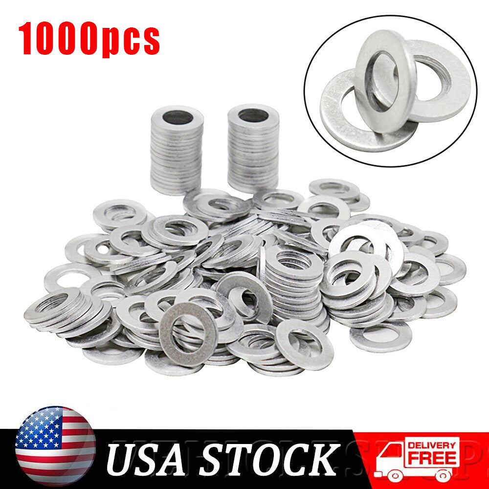 1000-piece pack of drain pump plug gaskets with 12mm hole for Toyota for Scion for Lexus all-new