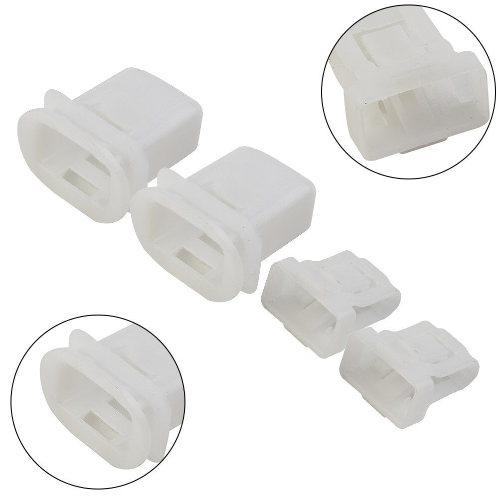 2-Pack Car Rear for Seat Locking Clips, White, Suitable for Toyota Parts
