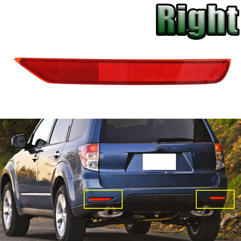 Right for Subaru Forester 2009-2018 Rear Bumper Reflector Lamp Passenger Side