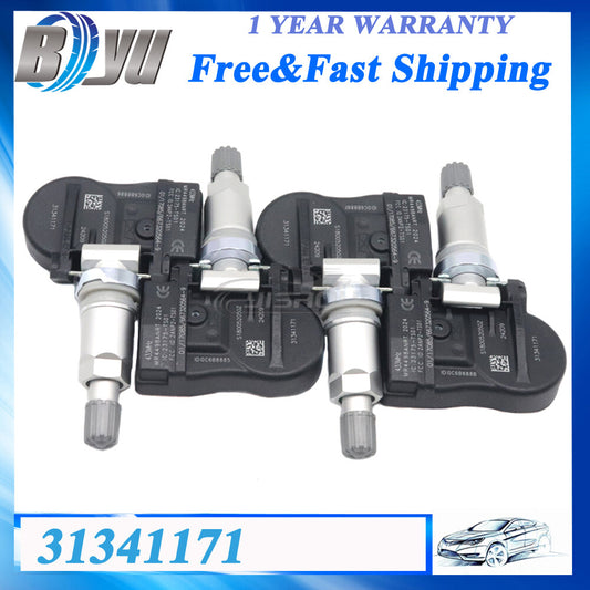 Set of 4PCS TIRE PRESSURE SENSOR TPMS for VOLVO S60 V60 XC60 433MHz New 31341171