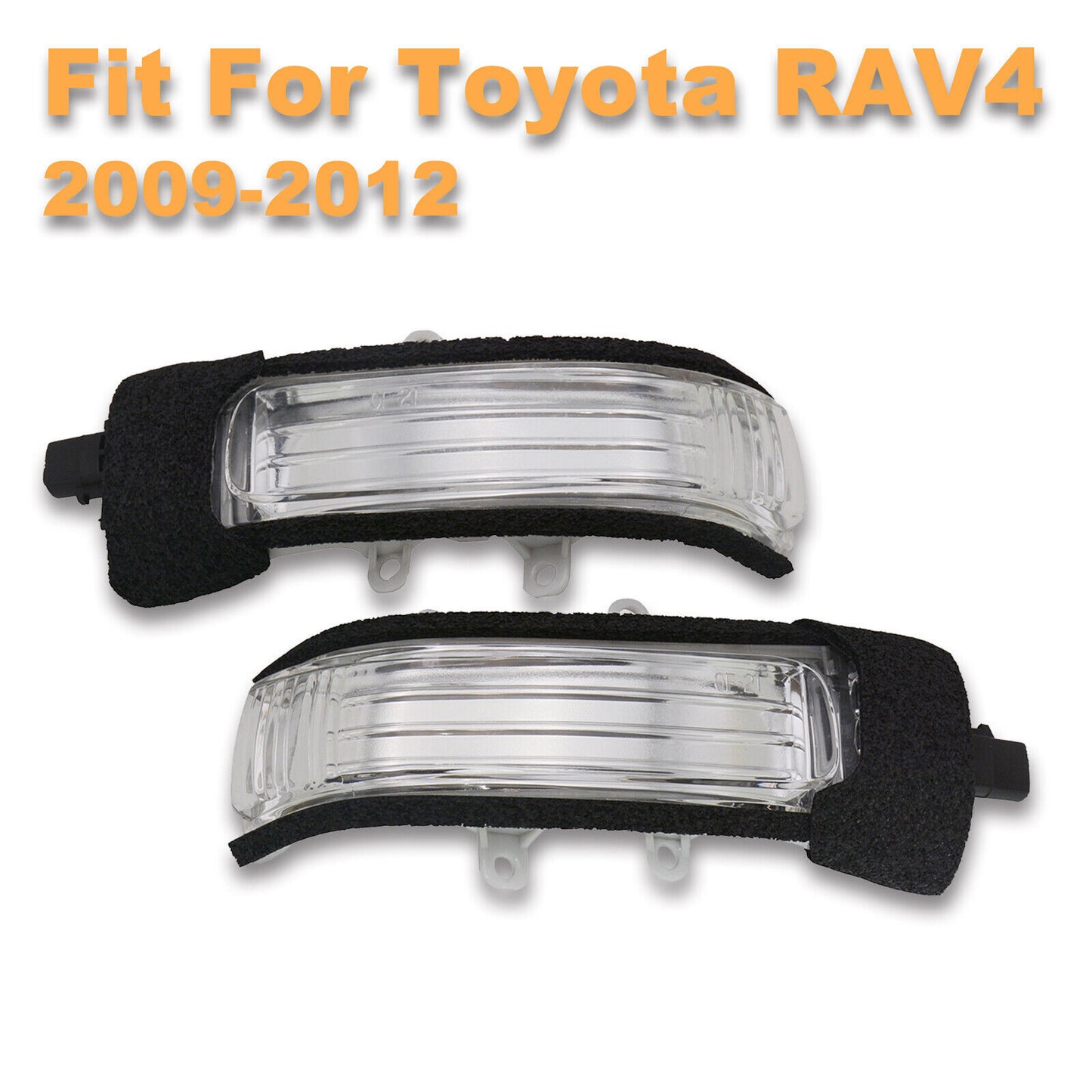 2Pc/Set Car Side Door Mirror Turn Signal Light Lamps for Toyota RAV4 2009-2012