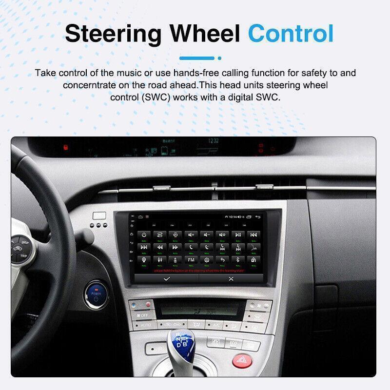 9 Android Car Stereo GPS Navi Carplay DSP 32GB for Toyota Prius 2009-2013