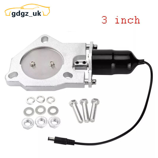 3/3 inch Electric Exhaust Valve Control Motor Kit with Stainless Headers