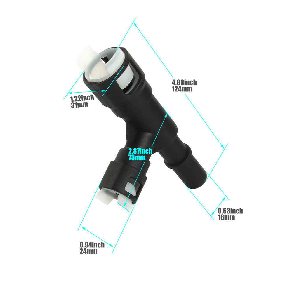 HVAC Heater Hose Connector for Cadillac for Chevrolet Tahoe for GMC Truck SUV 800-414