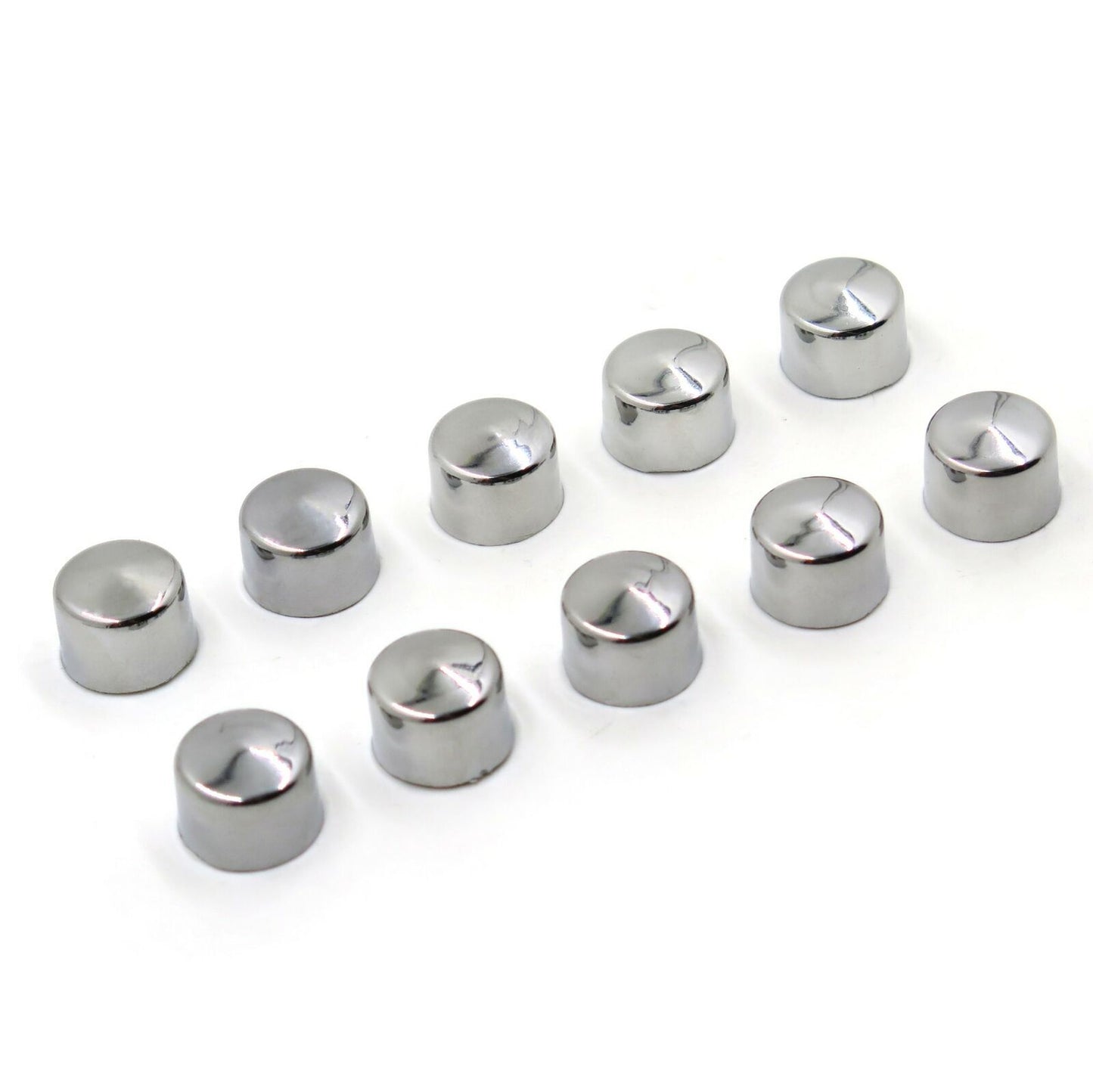 Chrome 10pcs 5/16¡å Allen Socket Bolt Cap Dress Kit Fit for Harley Misc Hardware