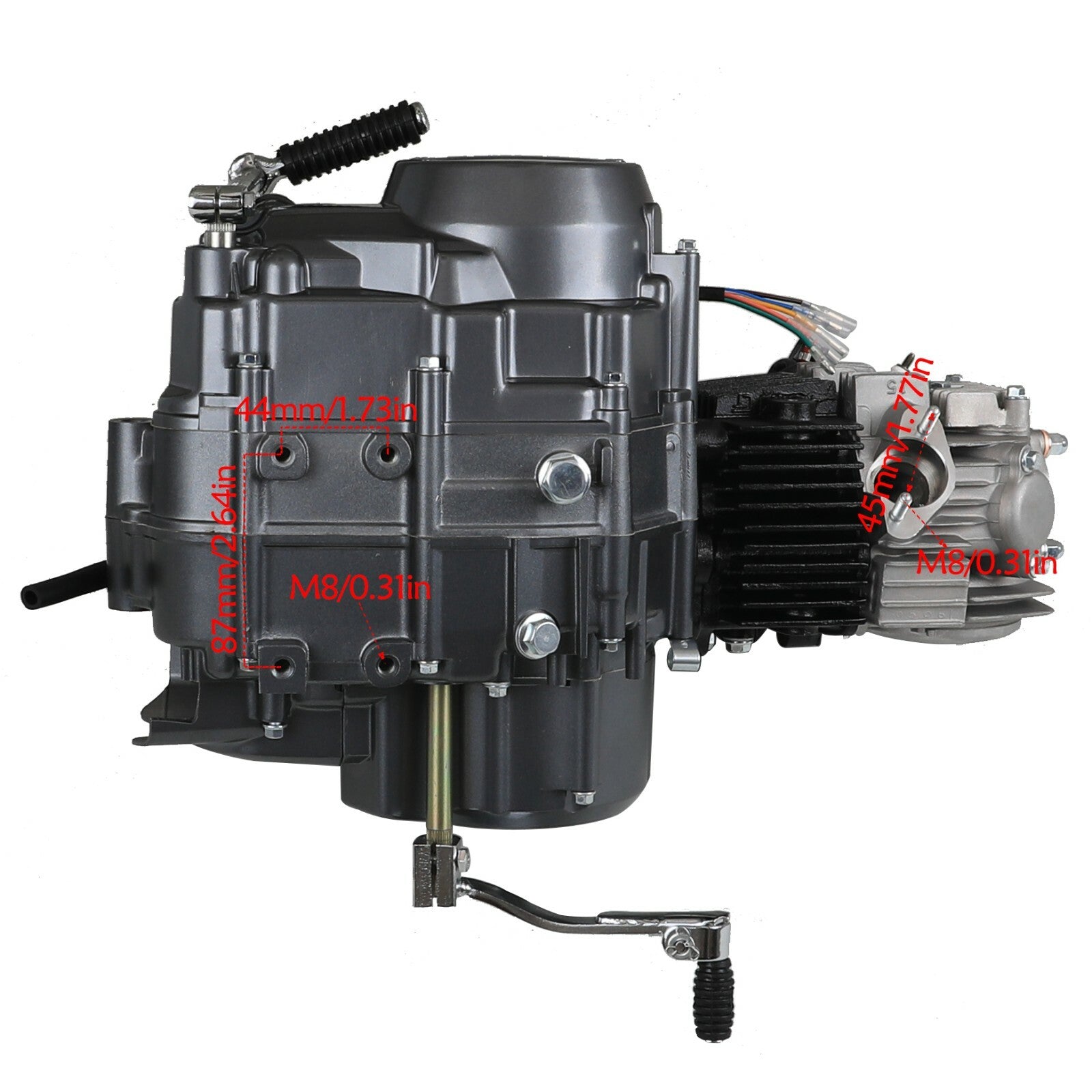 125cc engine motor semi-automatic tunnel bicycle suitable for Honda CT70, CT90, CT110, ATC70, Z50