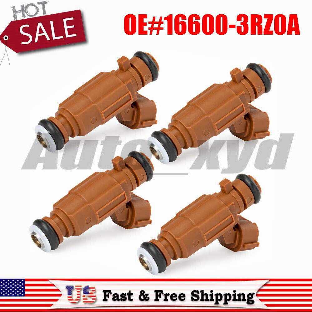 4-pack fuel injectors 16600-3RZ0A 0280157146 - new replacement parts for Nissan and for Renault .
