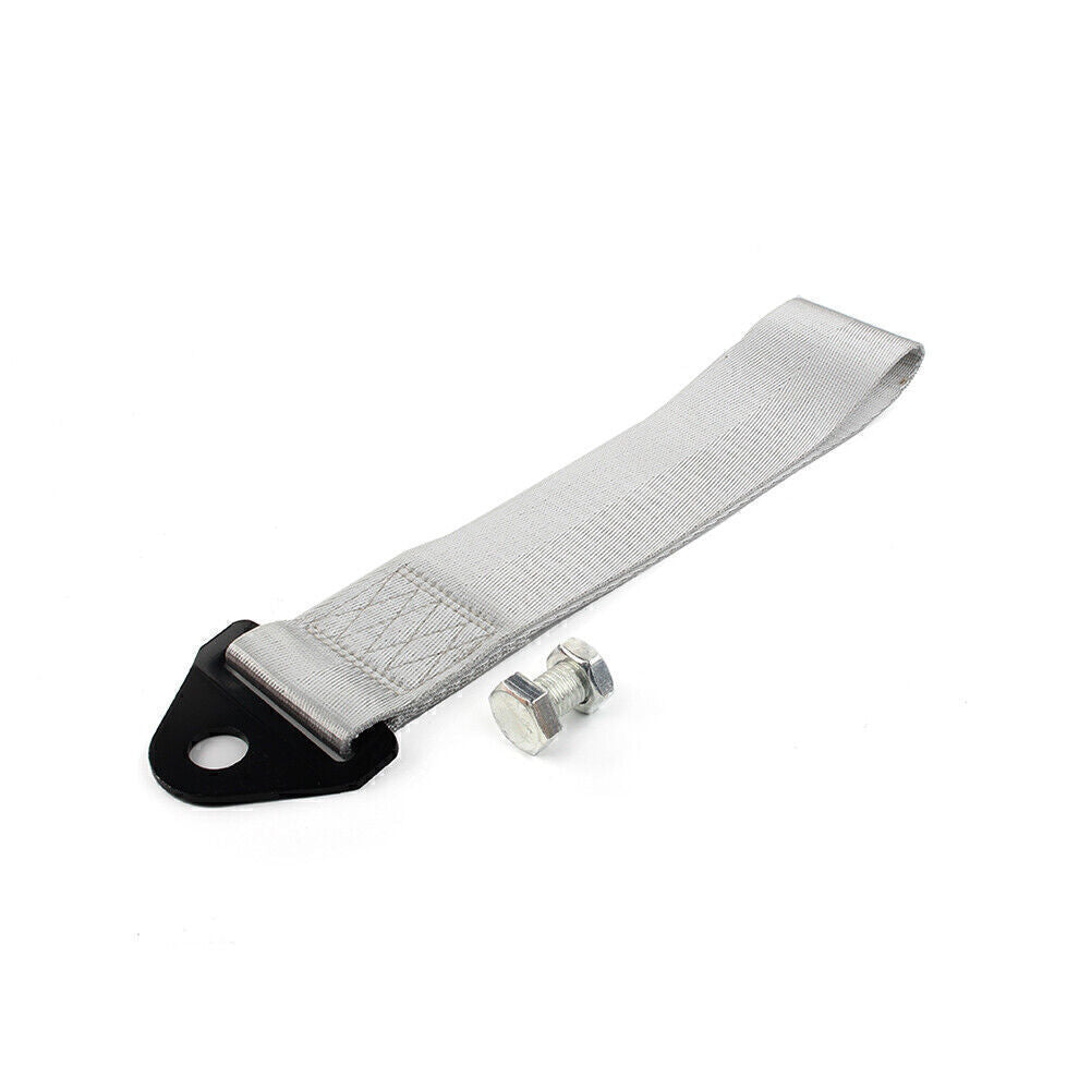 Tow Towing Strap Belt High Strength Rope Rally Hook Universal Rear Front Bumper