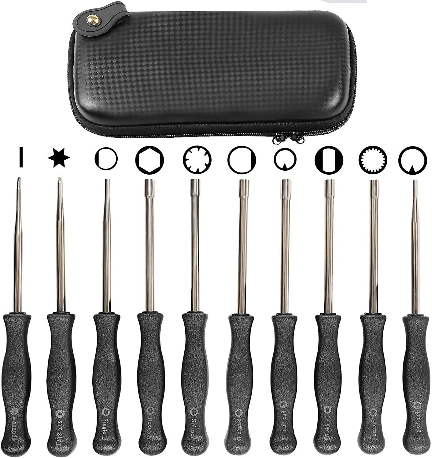 Carburetor Adjustment Tool Screwdriver Kit Engine Carb Tune Up Adjusting Tool