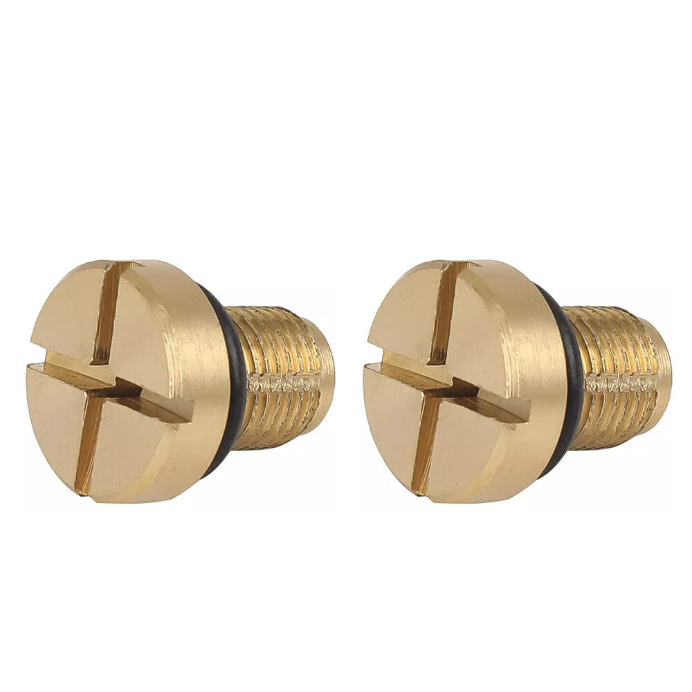 2Pcs 17111712788 Vent Brass Radiator Coolant Bleed Screw for BMW E36 E39 E46 E90