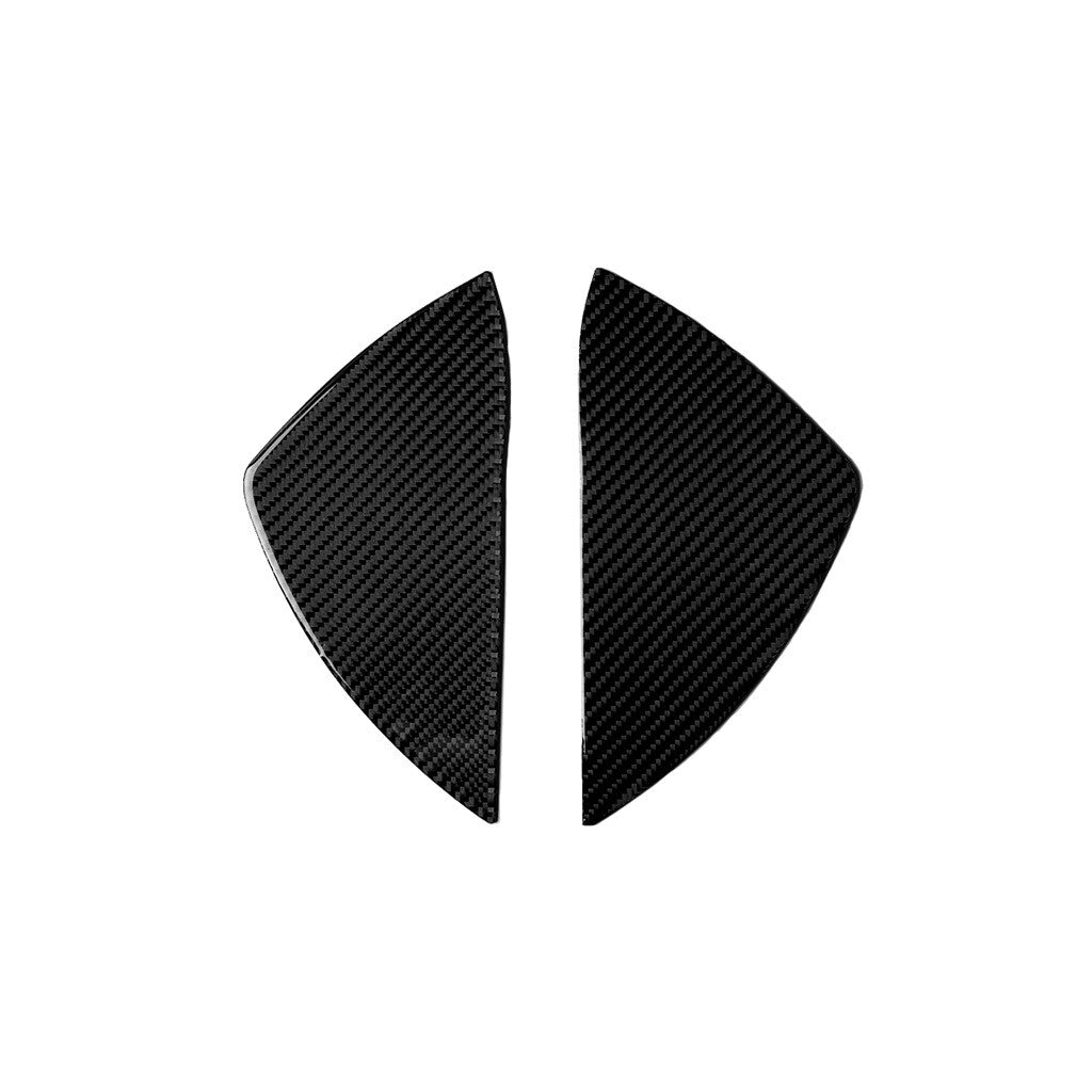 Carbon fiber door recess stickers for Mercedes-Benz W204 C-Class (07-13)