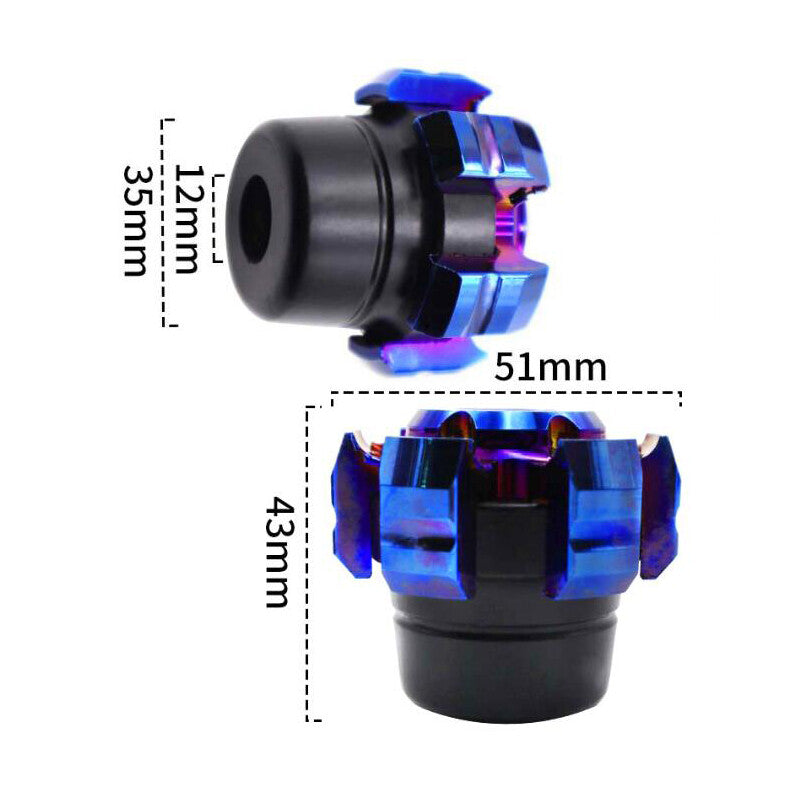 2-Piece Motorcycle Modification Front Fork Frame Slider Collision Protection Parts