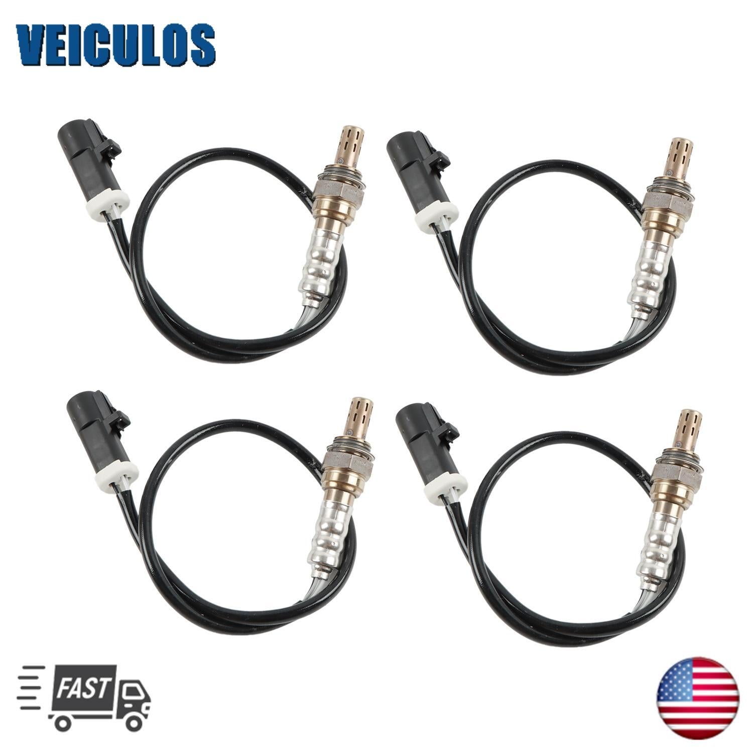 4PCS Oxygen O2 Sensor For 1997-2008 for Ford F150 Pickup 4.2L 4.6L 5.4L 234-4046