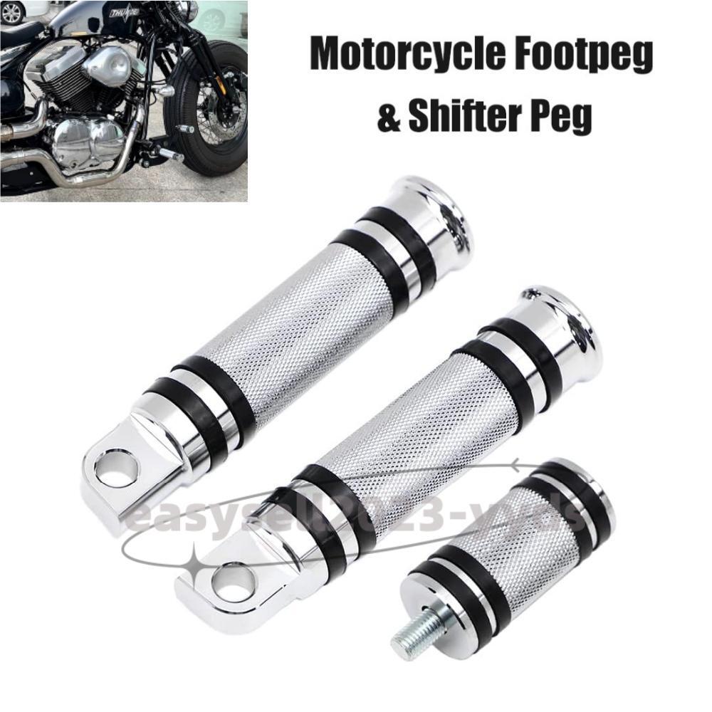 CNC Shifter Peg Foot Pegs Rests Fit for Harley Davidson Sportster Dyna Road King