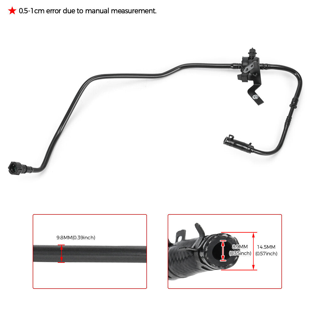 For 14-19 for Ford Fiesta 1.6L D2BZ9C047F Fuel Line Fuel Evaporative Emissions Line