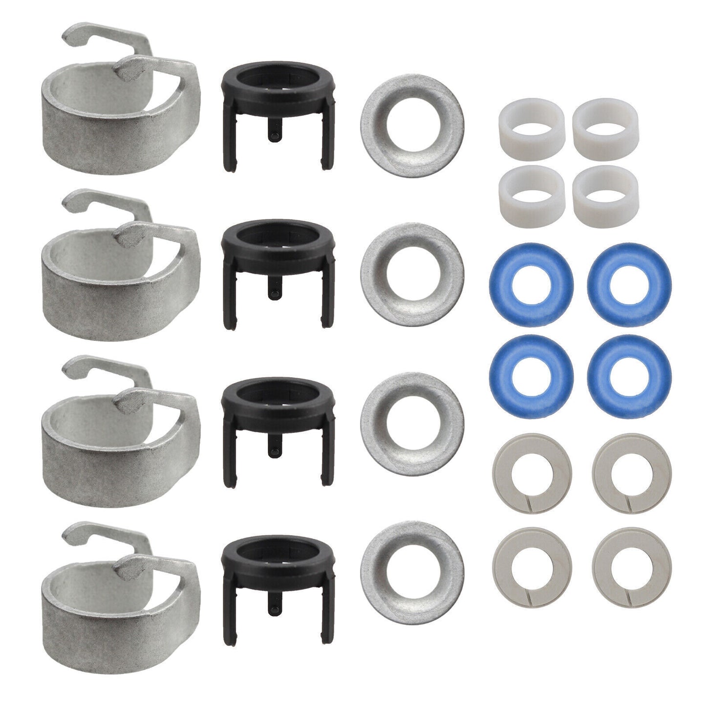 4Set Fuel Injector O-ring Seals Repair Kits for AUDI A3 A4 A5 A6 Q3 TT Q5 for VW