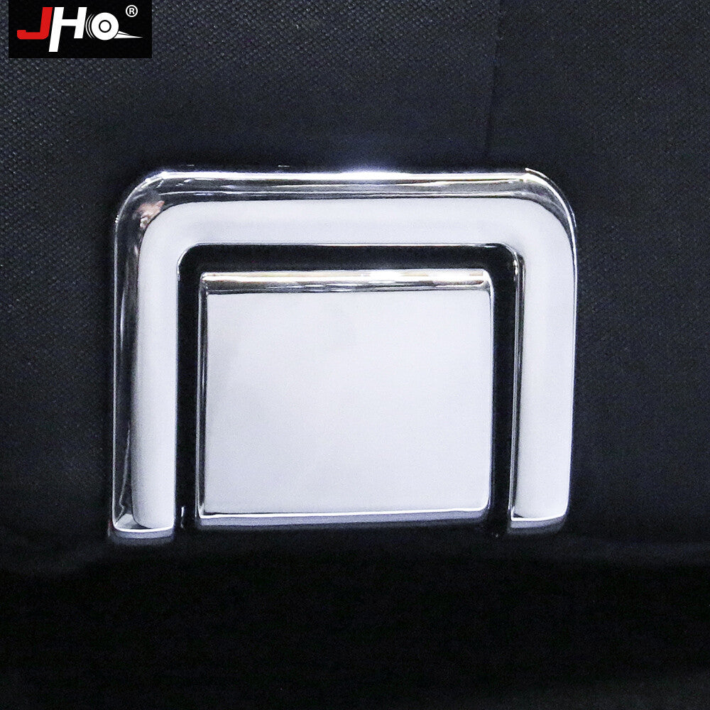 Car Inner Door Handle Lock Frame Decor Cover Trims for Toyota Tundra Silver