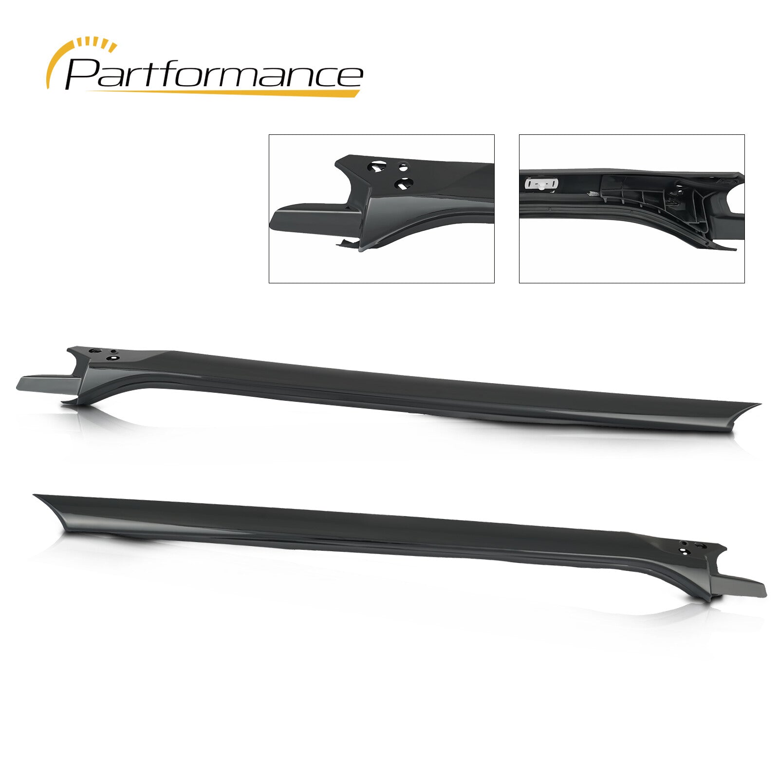 Pair of windshield A-pillar trim moldings for Land Rover for Range Rover Sport 2014-2022