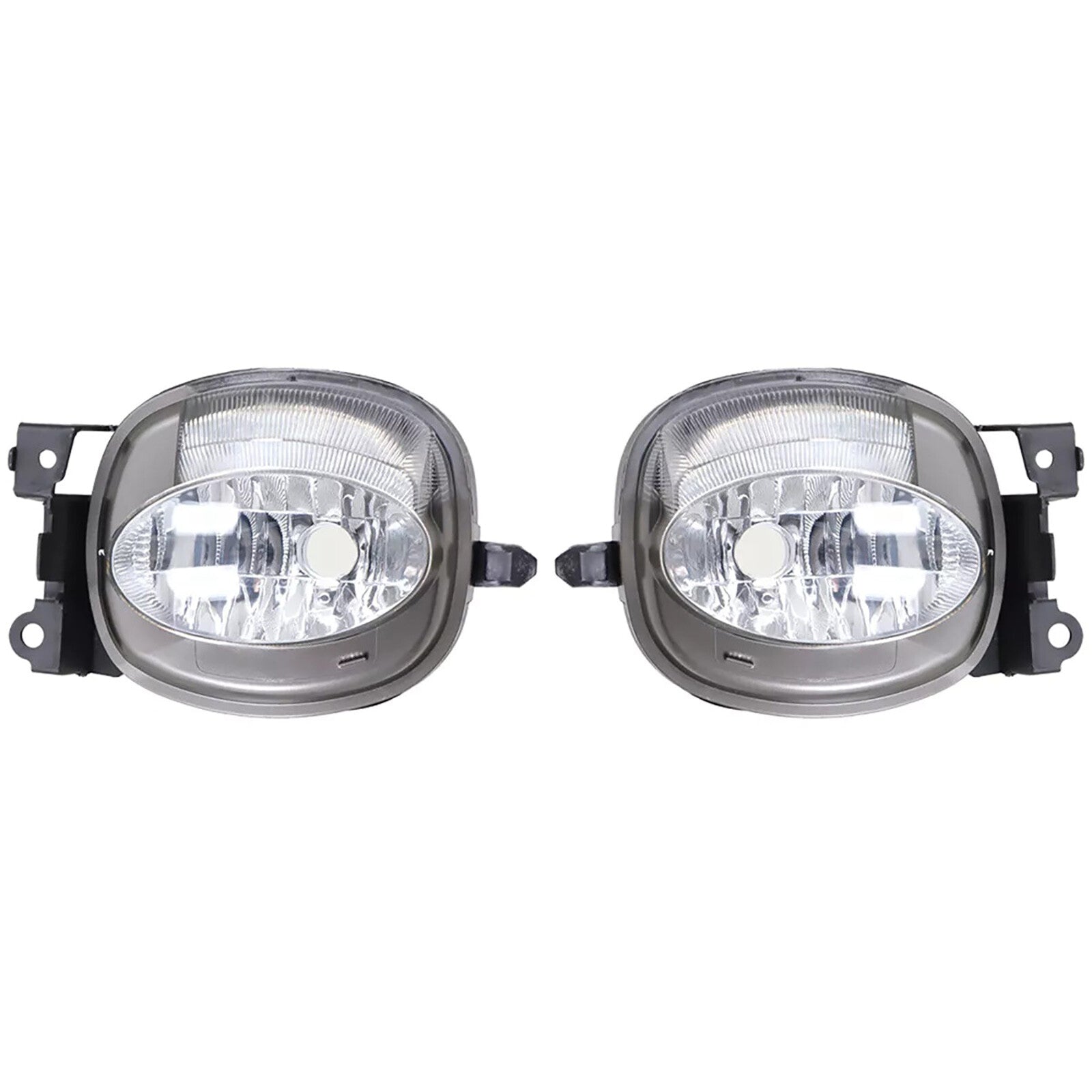 1 Pair Bumper Chrome Fog Light Fog Lamp Kit for Lexus ES350 2007 2008 2009