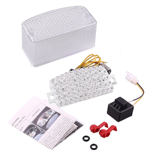 Fit for HONDA SPIRIT 1994-2007 LED Tail Lamp Rear Taillight Running Light Clear Lens