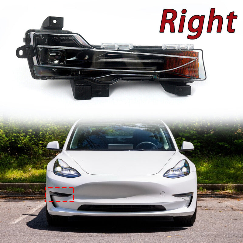 Fog Light LED DRL (Upper Right) Applicable to 2017-2023 for Tesla Model 3 Y