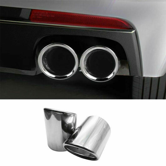 2P for Cadillac CT6 2016-2020 Chrome Exhaust Muffler Tail Pipe Tip Tailpipe Trim