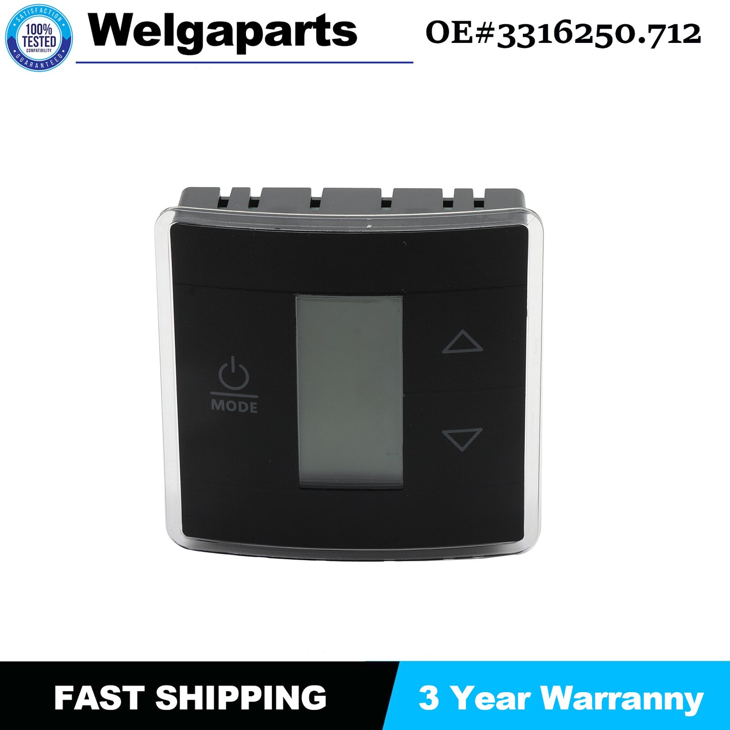 New 3316250.712 For Dometic RV/Camper Conditioner Single Zone Wall Thermostat
