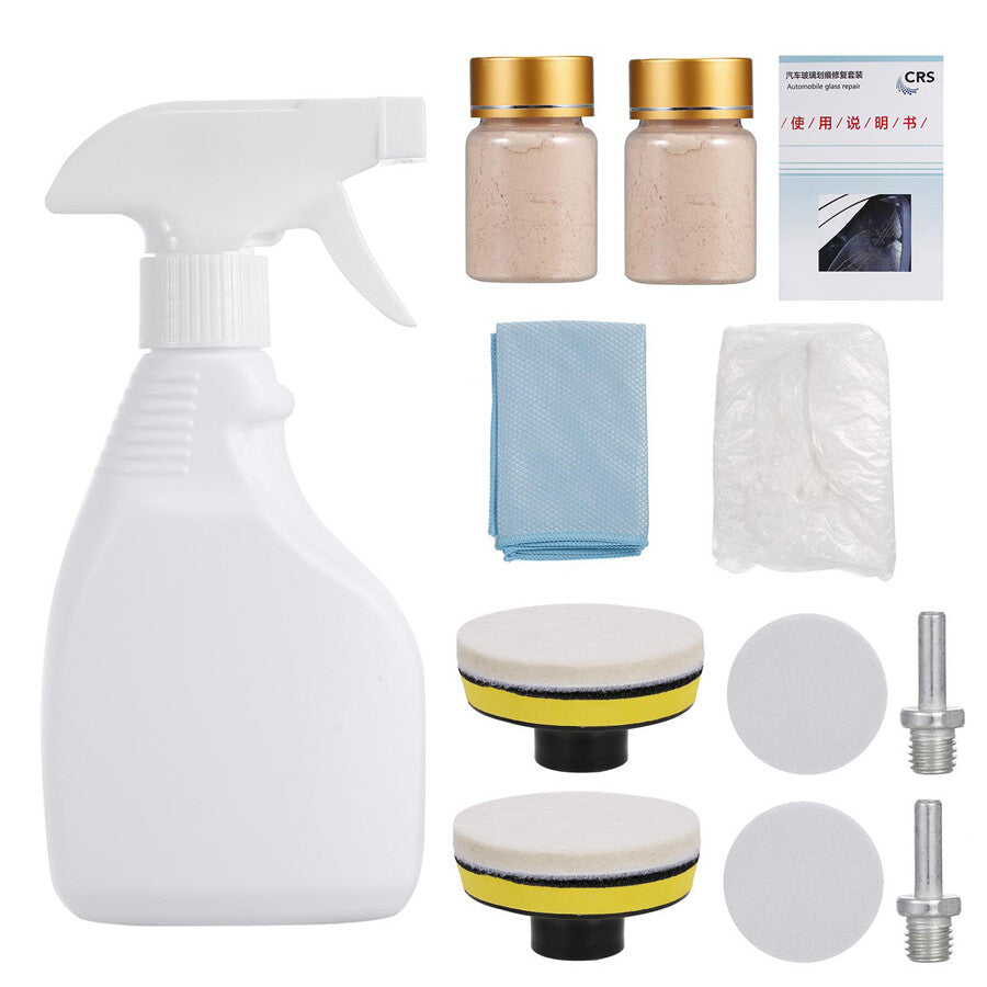 Auto Windshield Repair Glass Polishing Deep Scratch Removal Glass Polishing Kit