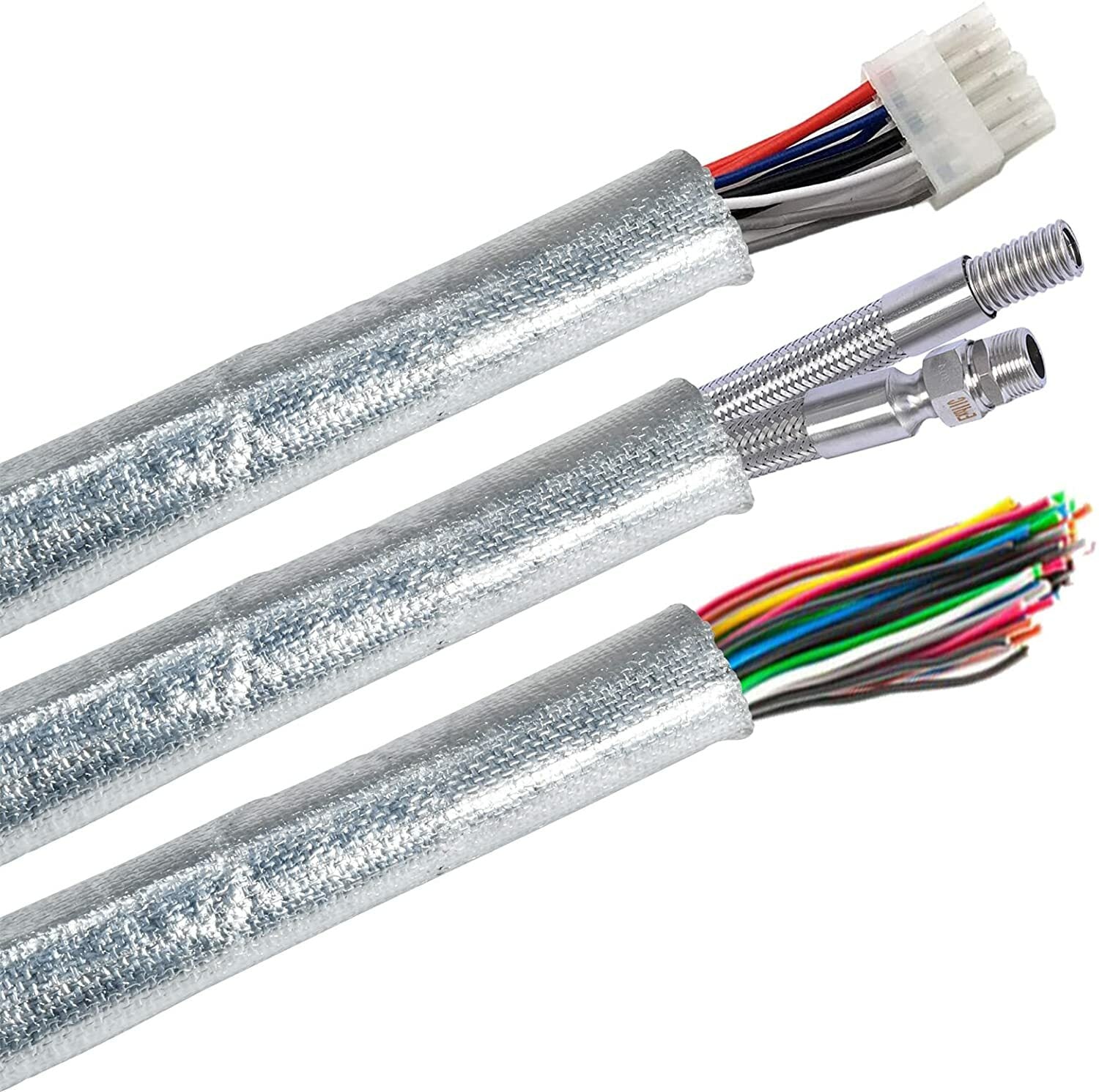 Heat Sheath 3/4 inch ID x 10 ft heat-insulating plug wire for automotive wiring harnesses