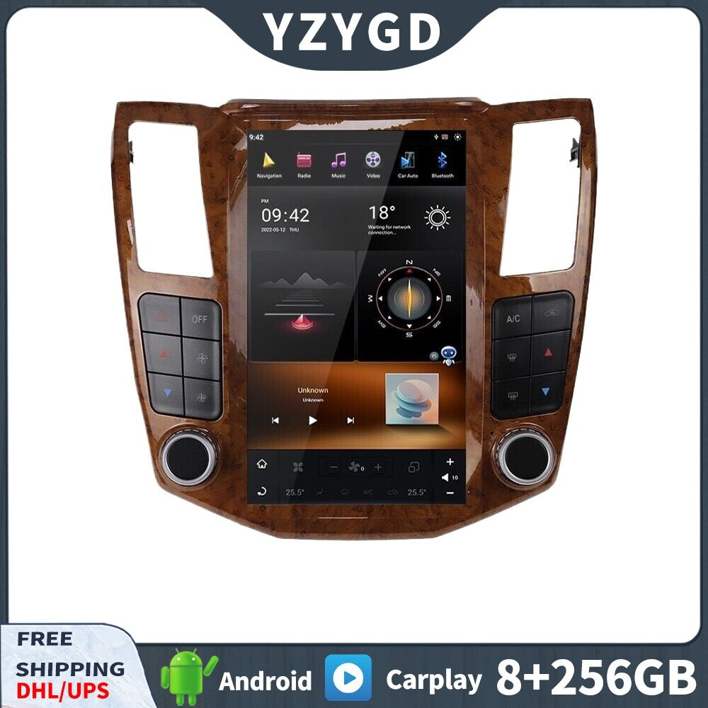 for Lexus RX300 RX330 RX350 RX400H 2004-2008 Car Radio Stereo Receiver GPS 2Din