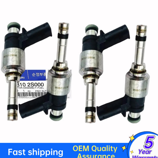 4PC Fuel Injector for Hyundai Santa Fe for KIA Sorento Sportage 2.5L 353102S000