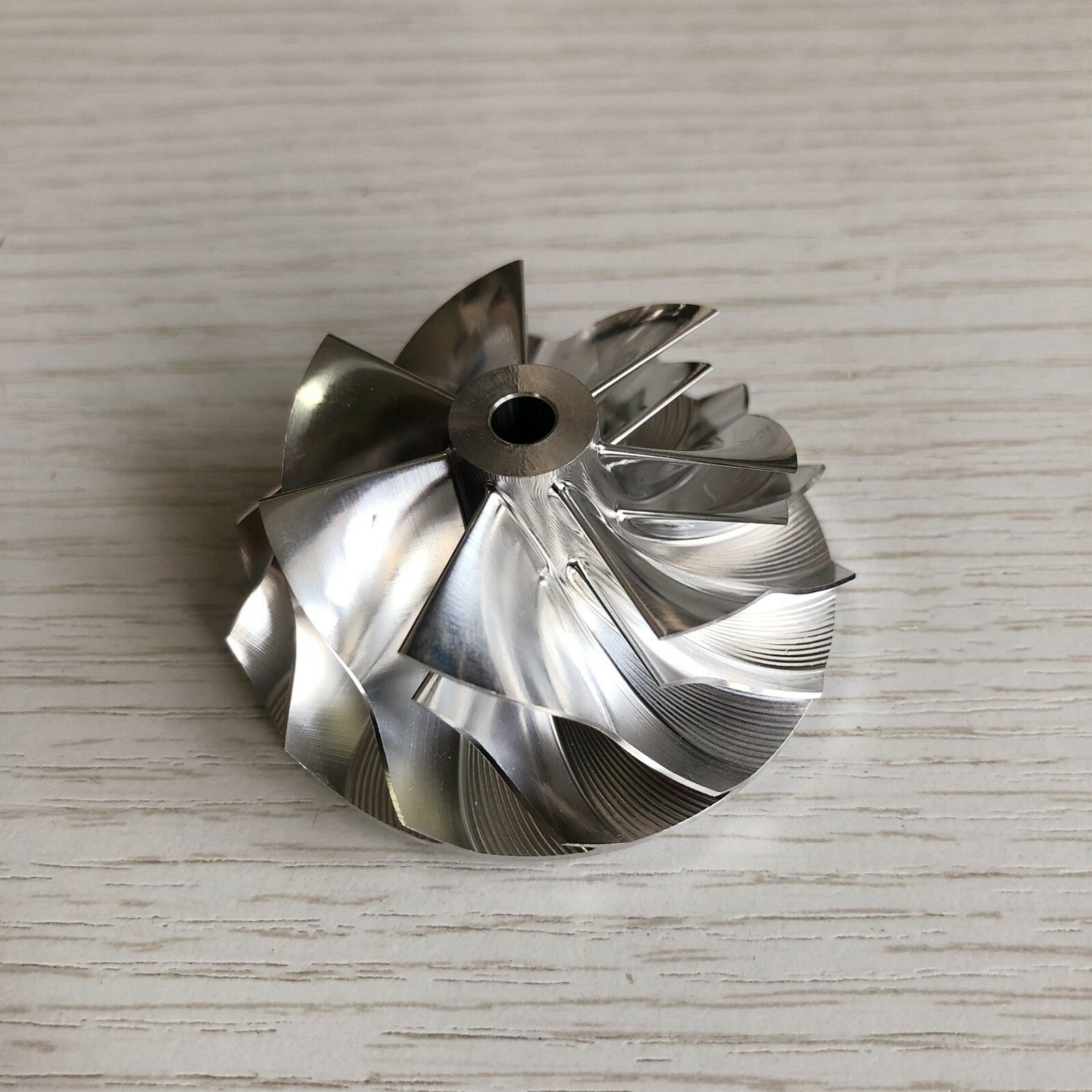 TD04 42.55/53.19 mm 7+7 Blade Turbine Milling/Burnt Compressor Wheel