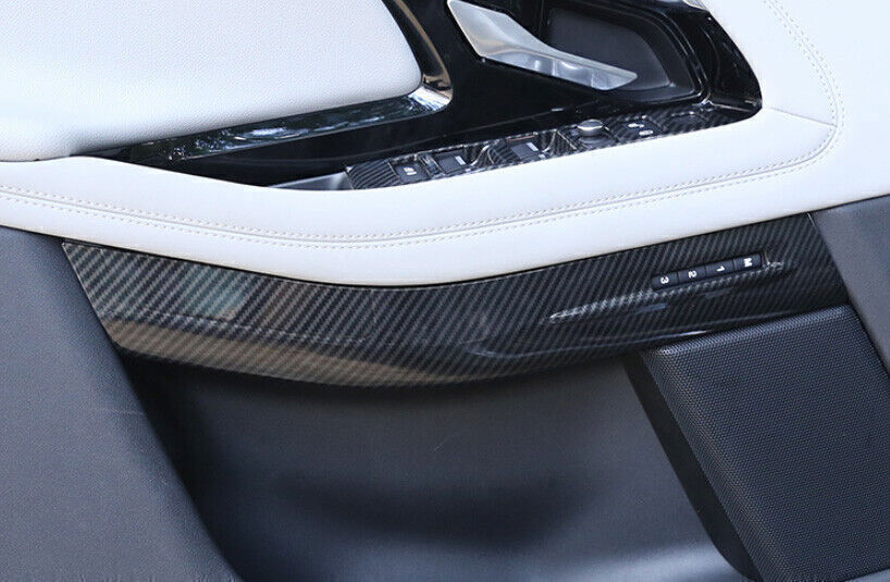 4P Carbon Fiber Inner Door Decorative Panel Trim for Range Rover Evoque 2020-25