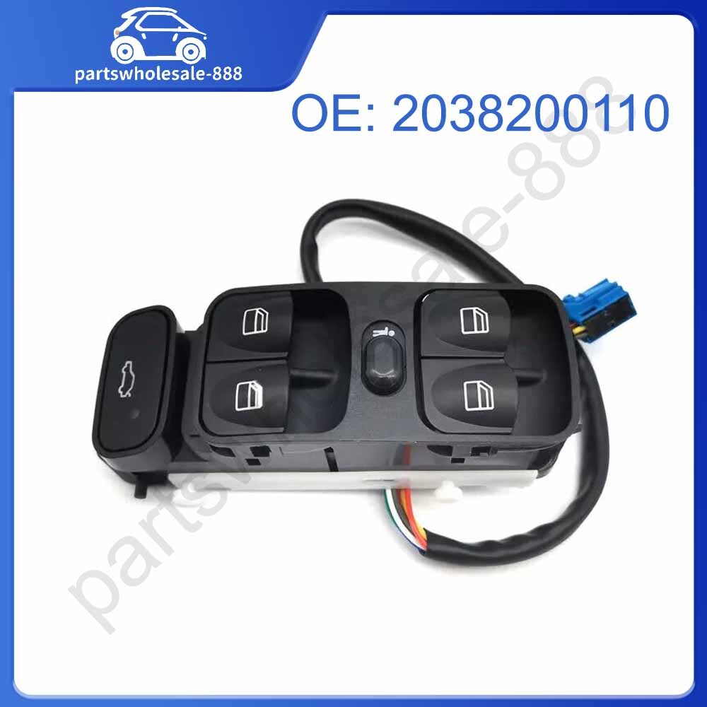 LH Master Window Switch for Mercedes Benz W203 C280 C320 C230 C240 C55 AMG C350