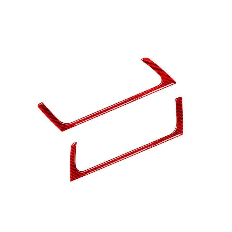 Red Carbon Fiber Interior Door Storage Cover Trim for Honda S2000 2004-2009