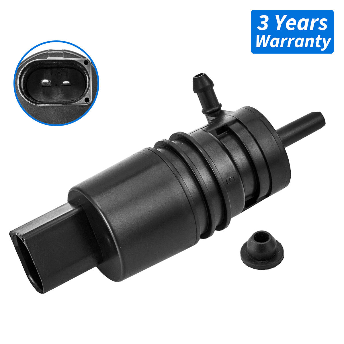 Windshield Washer Pump + Grommet for Ford Focus 2008-2011 for Mustang 2010-2012