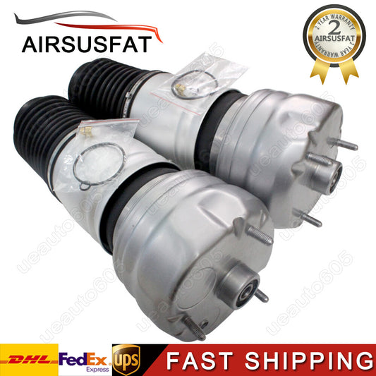PAIR for PORSCHE 970 for PANAMERA FRONT LEFT RIGHT AIR SUSPENSION SPRING W/O SENSOR