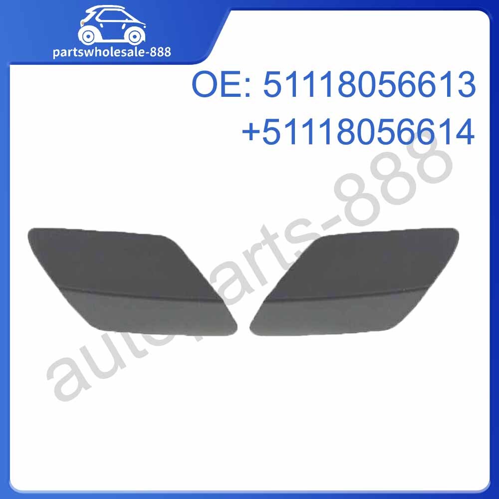 Headlight Washer Cover Pair LH, RH Side for 2013-2018 for BMW 3 Series F30 F31 F35