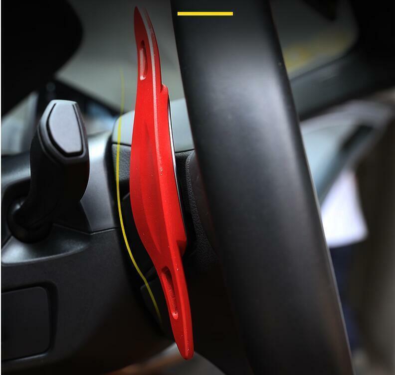 for BMW X3 G01 X4 2018-2021 Red Aluminum Steering Wheel Shift Paddle Extension