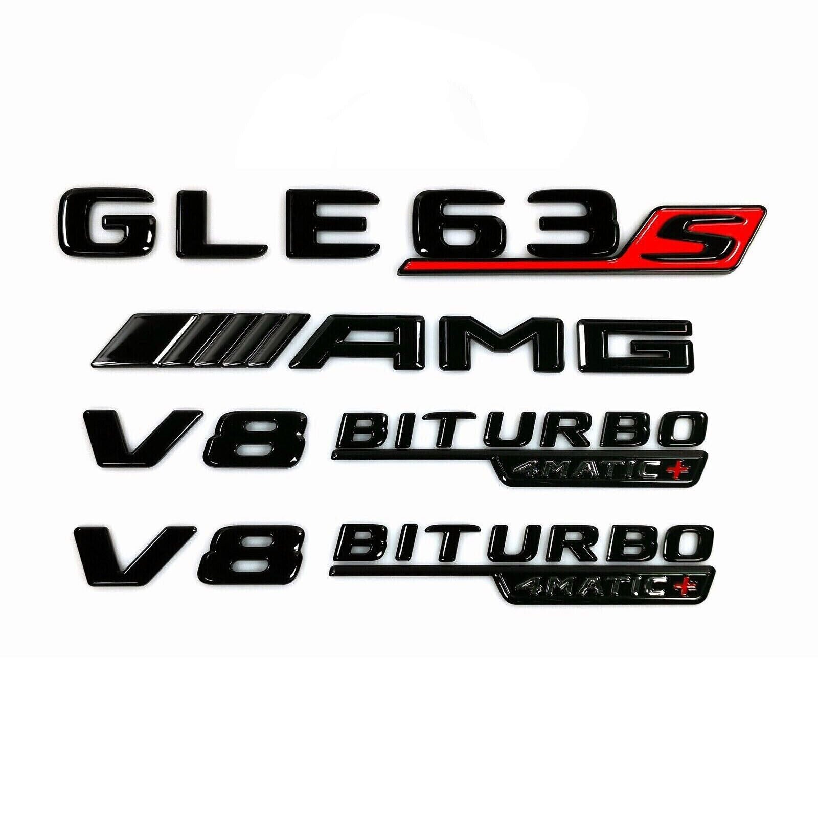 GLE63 S + AMG + V8 BITURBO 4MATIC + GLOSSY Black Badge Applicable to AMG