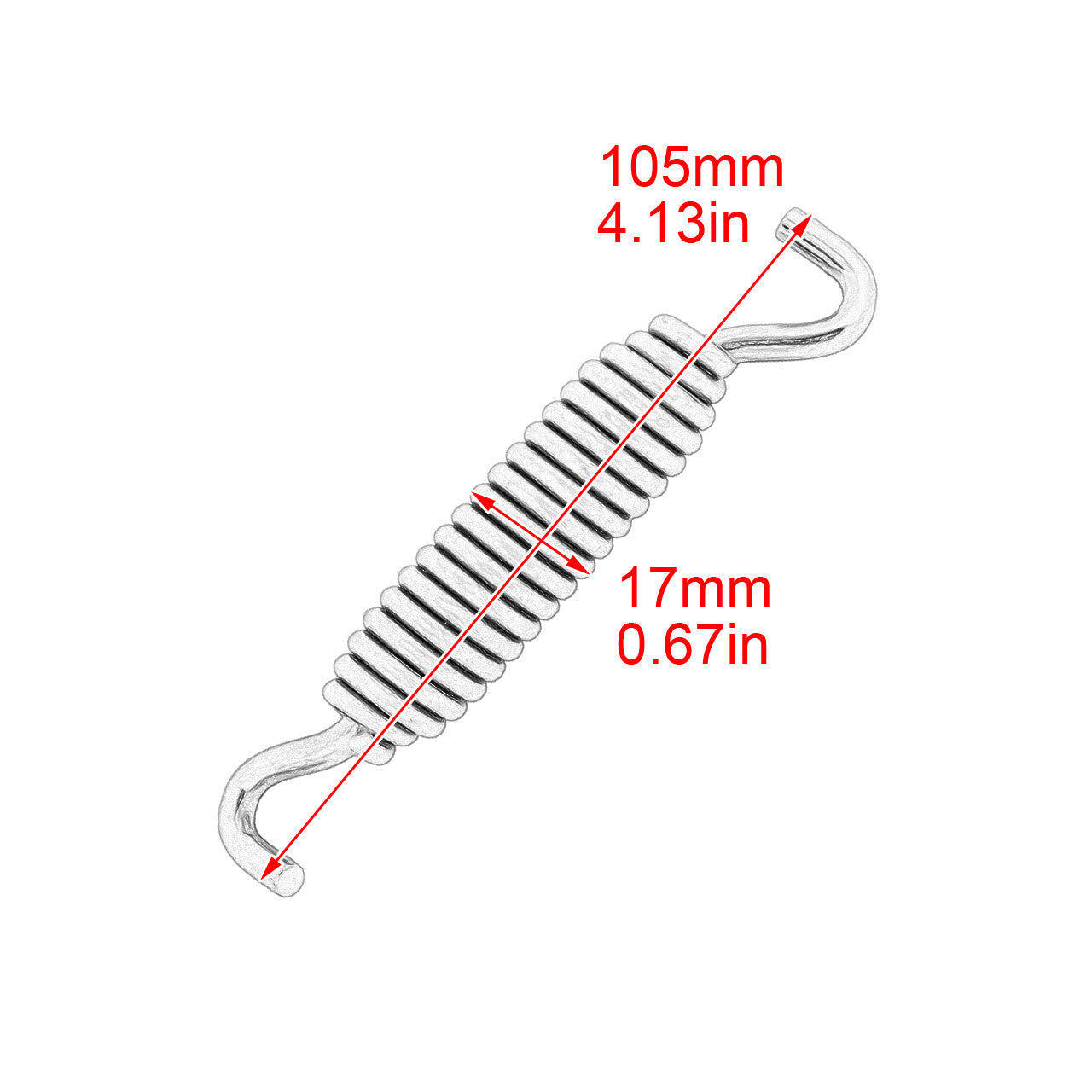 3.7 Chrome Kickstand Spring Fit for Harley Touring Street Glide 07-19 Softail