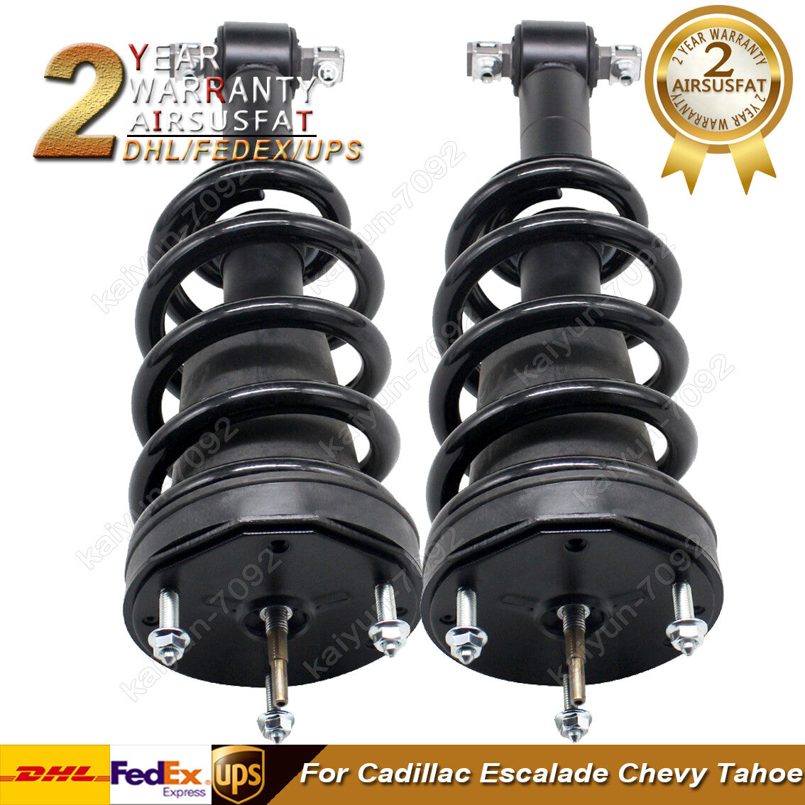 2pcs Front Shock Absorber Strut Assys for Cadillac for Escalade for Chevy Tahoe 580-435