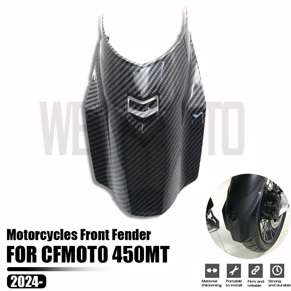 Front Fender Extender Mudguard Extension Splash Guard Tire Hug For CFMOTO 450MT