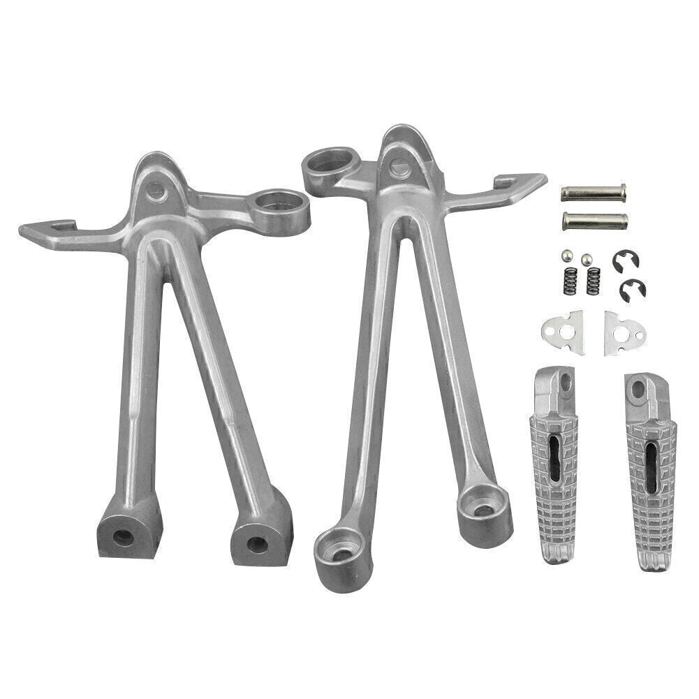 Passenger Rear Footpegs Footrests Brackets Fit for SUZUKI GSXR 1000 2009 2010 2011