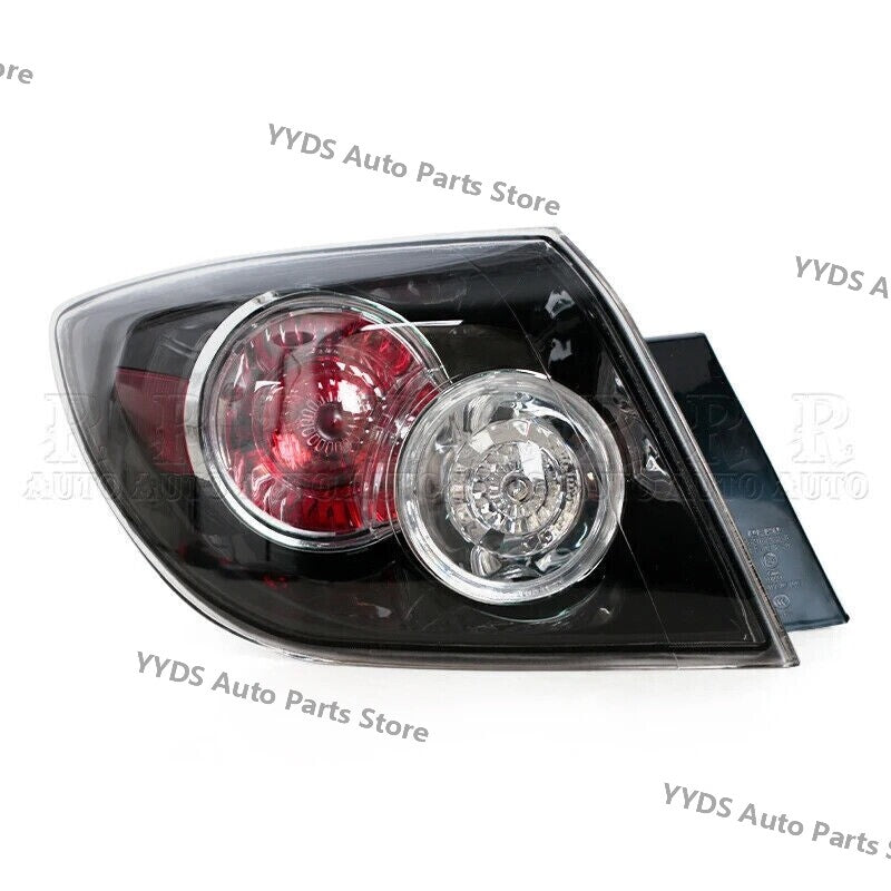 The right rear brake light and outer taillight are applicable to the for Mazda 3 BK Hatchback (2004-2010).