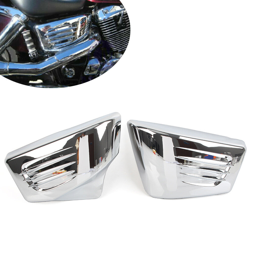 for HONDA ACE TOURER SABRE 1100 VT1100 VT1100C2 Left  Right Chrome Side Covers