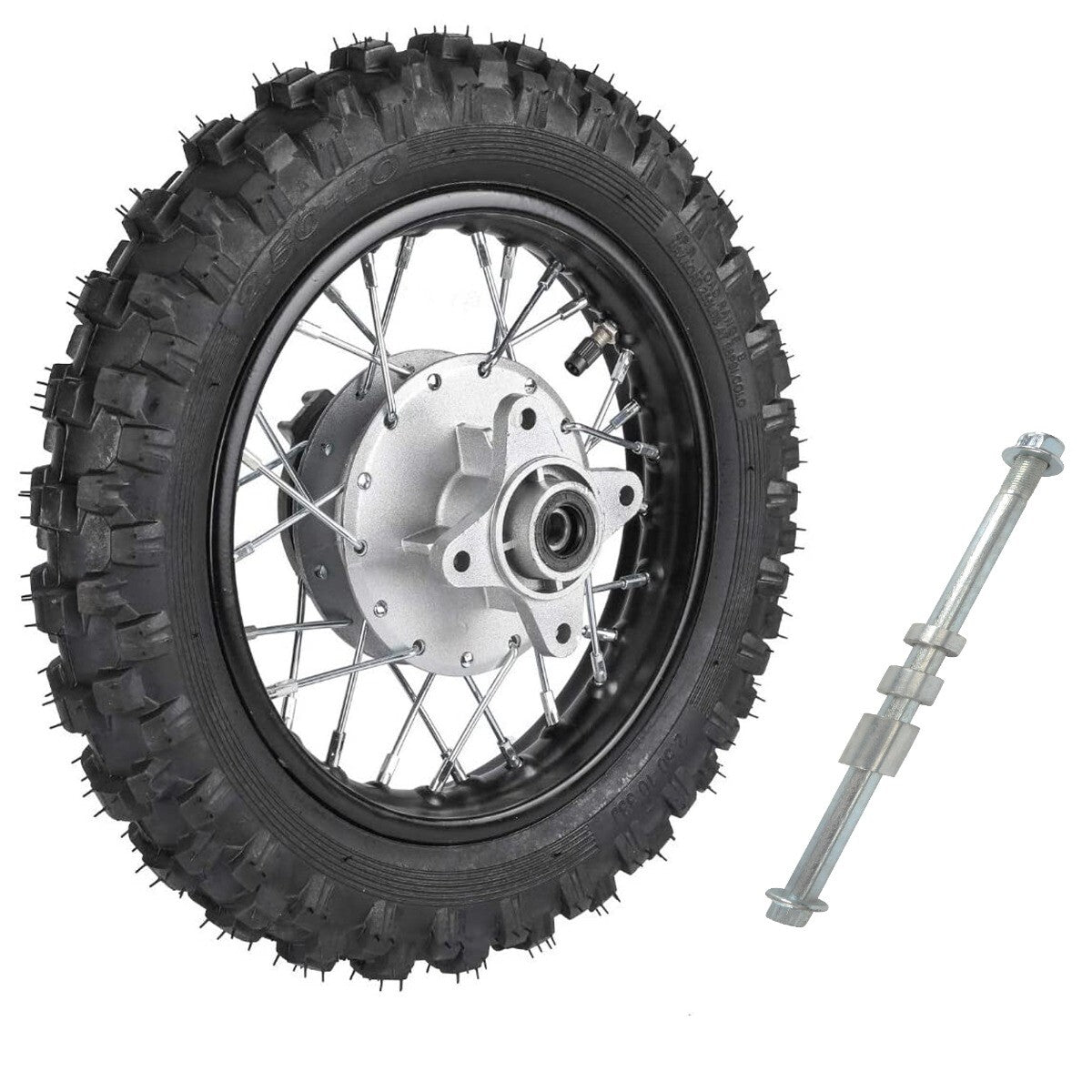 10-inch rear wheel 2.50 - 10 rim bolts for Yamaha TTR50 PW50 cooler SSR 70 CRF50